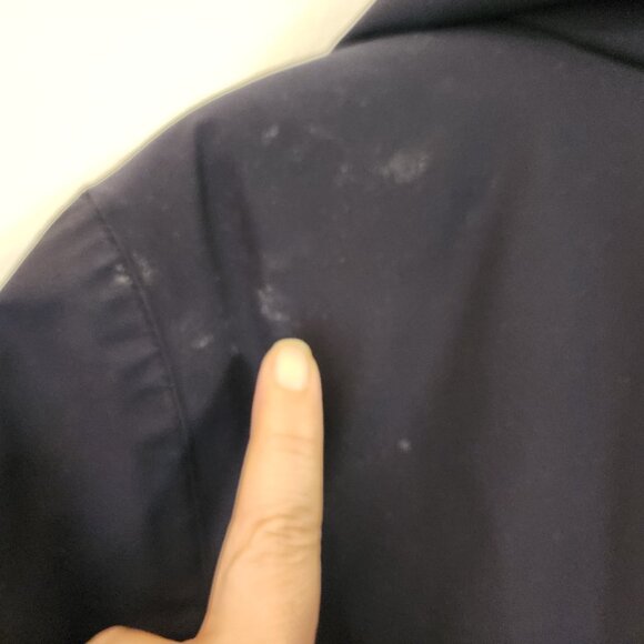 Creenstone Coats Navy Blue Raincoat 9000 Women Sz 44/14 US Double Zip Outdoor - Picture 6 of 16